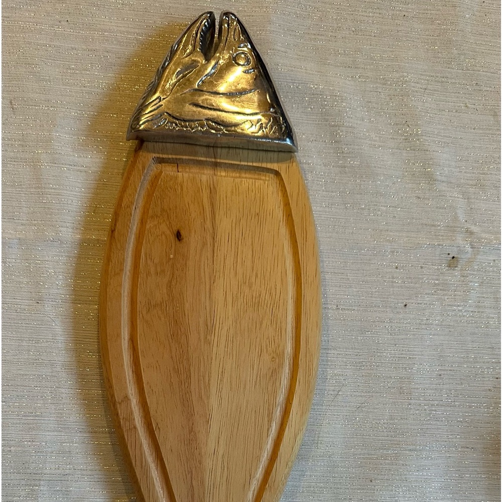 NWT cod fish design smoked fish platter